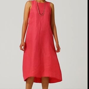 J. Jill Pink Sleeveless A-Line Sundress